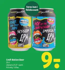 Coop 365 Craft nation beer tilbud