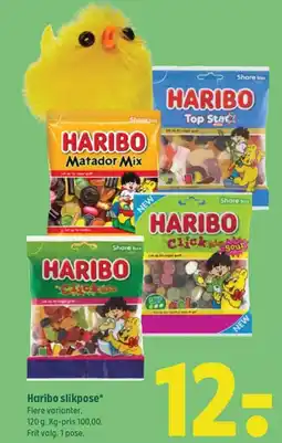 Coop 365 HARIBO Slikpose tilbud