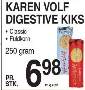 ABC Lavpris KAREN VOLF DIGESTIVE KIKS tilbud