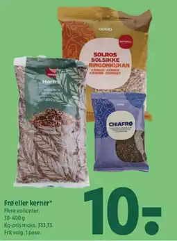 Coop 365 Frø eller kerner tilbud