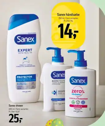 Føtex SANEX Shower tilbud