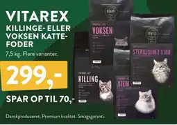 Plantorama VITAREX Killinge- eller voksen katte- foder tilbud