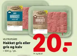 Lidl Hakket gris eller gris og kalv tilbud