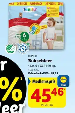 Lidl LUPILU Buksebleer tilbud