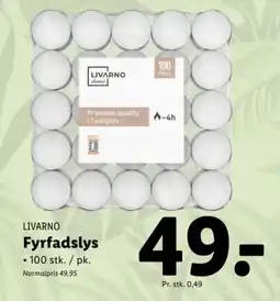 Lidl LIVARNO Fyrfadslys tilbud