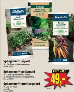 Harald Nyborg Sphagnumfri såjord, Sphagnumfri pottemuld eller Sphagnumfri grøntsagsjord tilbud