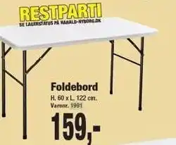 Harald Nyborg Foldebord tilbud