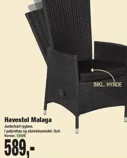 Harald Nyborg Havestol Malaga tilbud