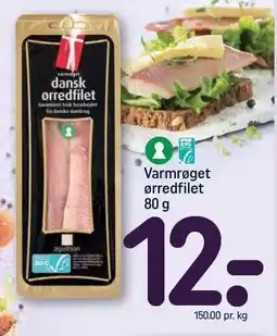 REMA 1000 Varmrøget ørredfilet 80 g tilbud