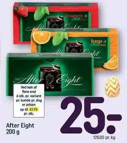 REMA 1000 After Eight 200 g tilbud