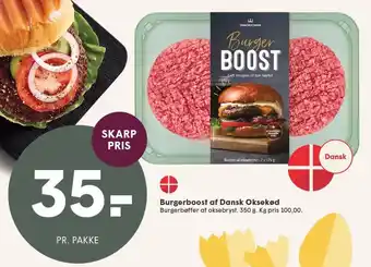 SPAR Burgerboost af Dansk Oksekød tilbud