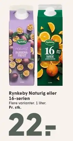 SPAR Rynkeby Naturig eller 16-serien tilbud