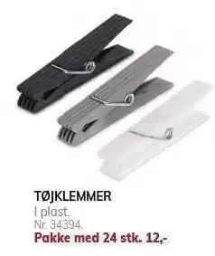 Daells Bolighus TØJKLEMMER tilbud