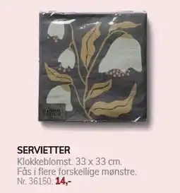 Daells Bolighus SERVIETTER tilbud