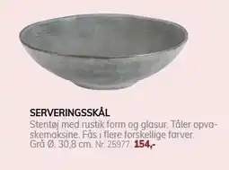 Daells Bolighus SERVERINGSSKÅL tilbud