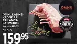 MENY OMHU LAMMEKRONE AF FRILANDSLAMMEKØD tilbud