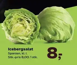 Kvickly Icebergsalat tilbud