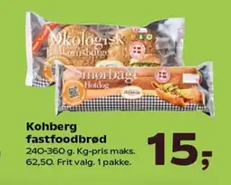 Kvickly Kohberg fastfoodbrød tilbud