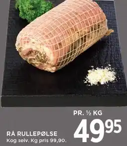 MENY PÅ RULLEPØLSE tilbud