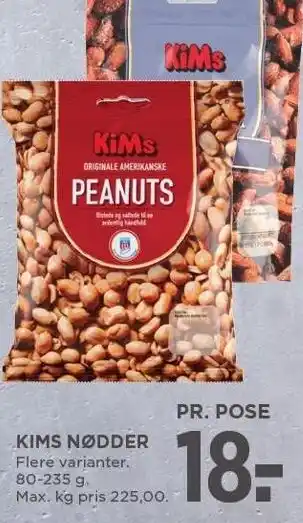 MENY KIMS NØDDER tilbud