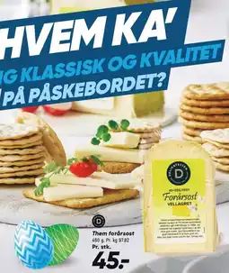 Bilka DELIKATESSEN Them forårsost tilbud