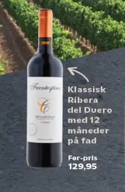 Klassisk ribera del duero med 12 måneder