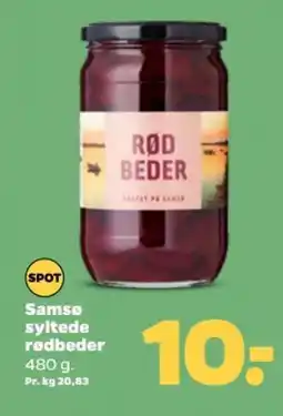 Netto Samsø syltede rødbeder tilbud