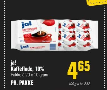 Otto Duborg ja! Kaffefløde, 10% tilbud