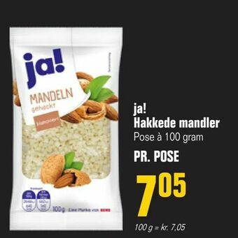 Otto Duborg ja! Hakkede mandler tilbud