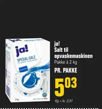 Poetzsch Padborg ja! Salt til opvaskemaskinen tilbud