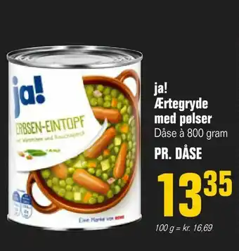 Poetzsch Padborg ja! Ærtegryde med pølser tilbud