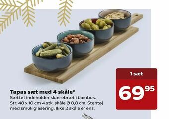 SuperBrugsen Tapas sæt med 4 skåle tilbud