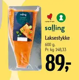 Føtex Laksestykke tilbud