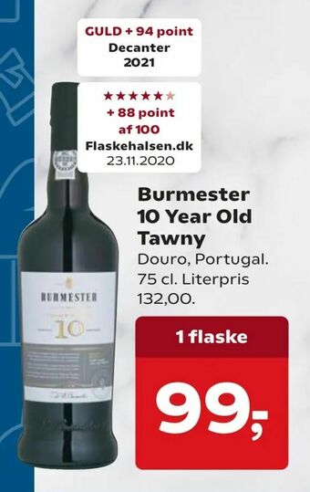 SuperBrugsen Burmester 10 Year Old Tawny tilbud