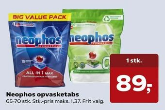 SuperBrugsen Neophos opvasketabs tilbud