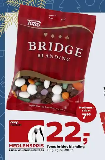 SuperBrugsen Toms bridge blanding tilbud