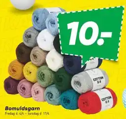 Bilka Bomuldsgarn tilbud