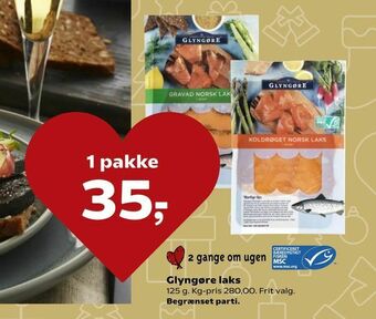 SuperBrugsen Glyngøre laks tilbud