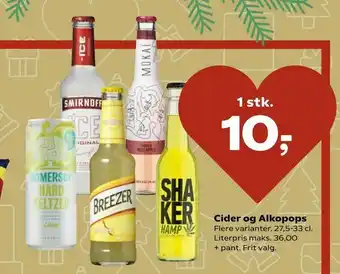 Cider og Alkopops