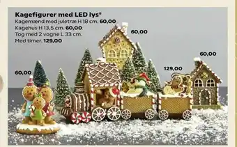 SuperBrugsen Kagefigurer med LED lys tilbud