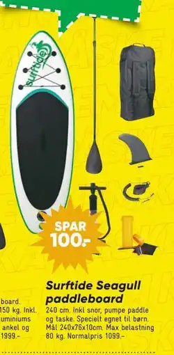Bilka Surftide Seagull paddleboard tilbud