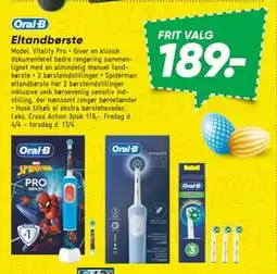 Bilka Eltandbørste tilbud