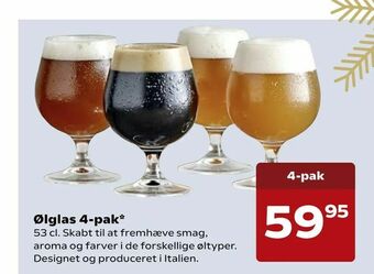 Ølglas 4-pak