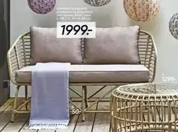 Bilka Cordoba loungesofa Aluminium og polyrattan inkl. hynder tilbud