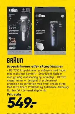 Bilka Kropstrimmer eller skægtrimmer tilbud