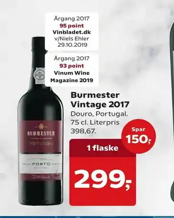 SuperBrugsen Burmester Vintage 2017 tilbud