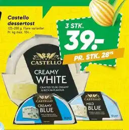 Bilka Castello dessertost tilbud