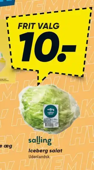 Bilka Iceberg salat tilbud