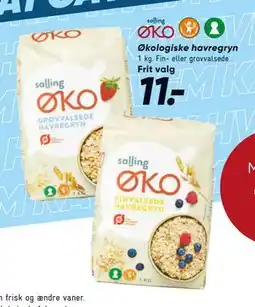 Bilka Økologiske havregryn tilbud