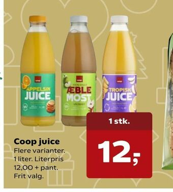 SuperBrugsen Coop juice tilbud